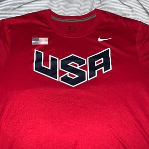 Nike Team USA Olympic Team Shirt Red